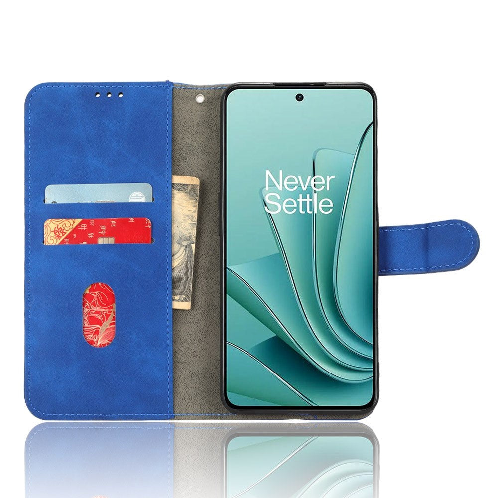 OnePlus Nord 3 (5G) Læder Flip Cover m. Pung og Ståfunktion - Blå