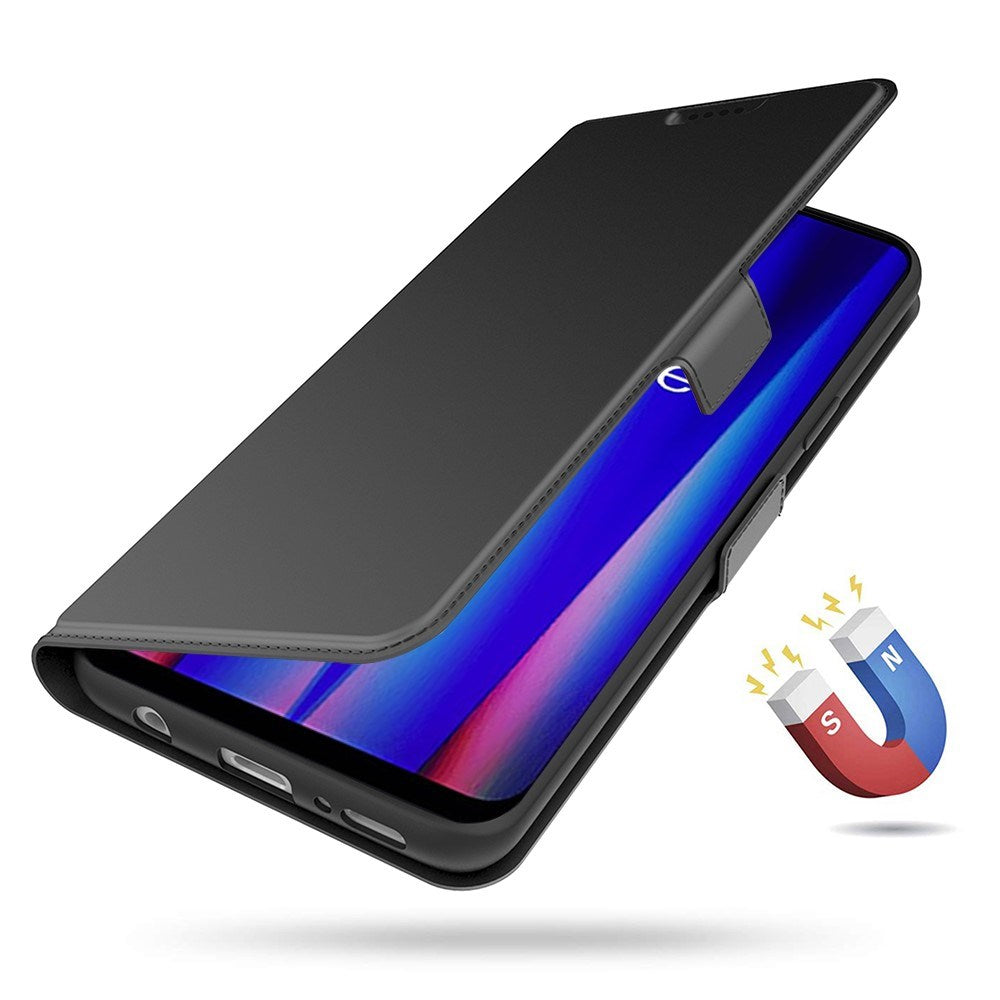 EIDERWOOD - OnePlus Nord CE 3 Lite (5G) - Kunstlæder Flip Case m. Kortholder & Ståfunktion - Sort