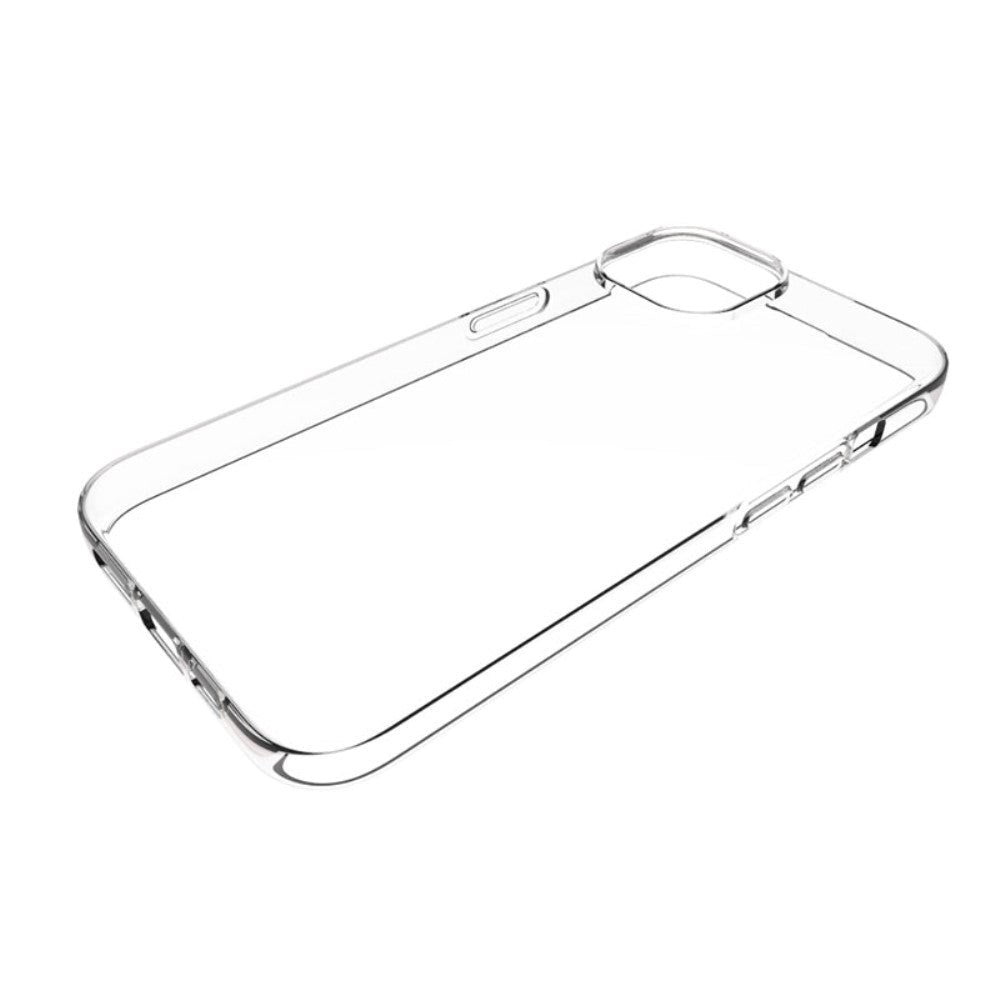 iPhone 15 Plus Fleksibel Plastik Bagside Cover - Gennemsigtig