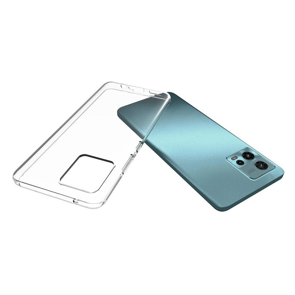 Motorola Moto G72 Fleksibel Bagside Cover - Gennemsigtig