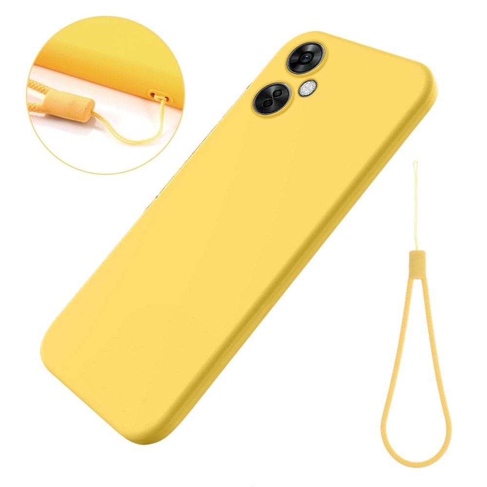 EIDERWOOD OnePlus Nord CE 3 Lite (5G) Foret Silikone Bagside Cover m. Strop - Gul