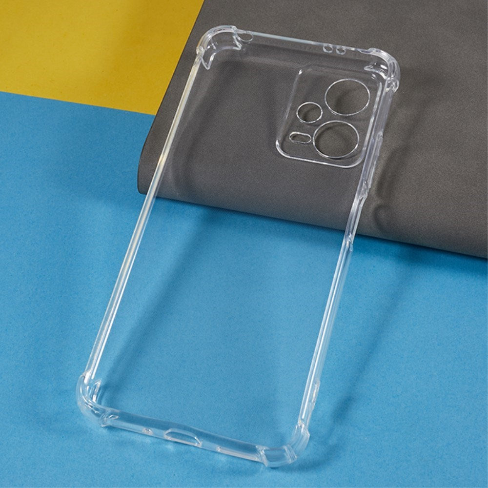 EIDERWOOD Xiaomi Redmi Note 12 (5G) / Poco X5 (5G) Fleksibel Plastik Bagside Cover m. Forstærkede Hjørner - Gennemsigtig