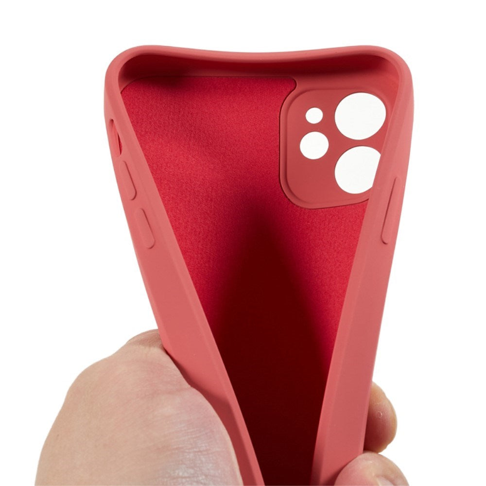 iPhone 11 - EIDERWOOD Foret Fleksibelt Plast Cover - Mørkerød