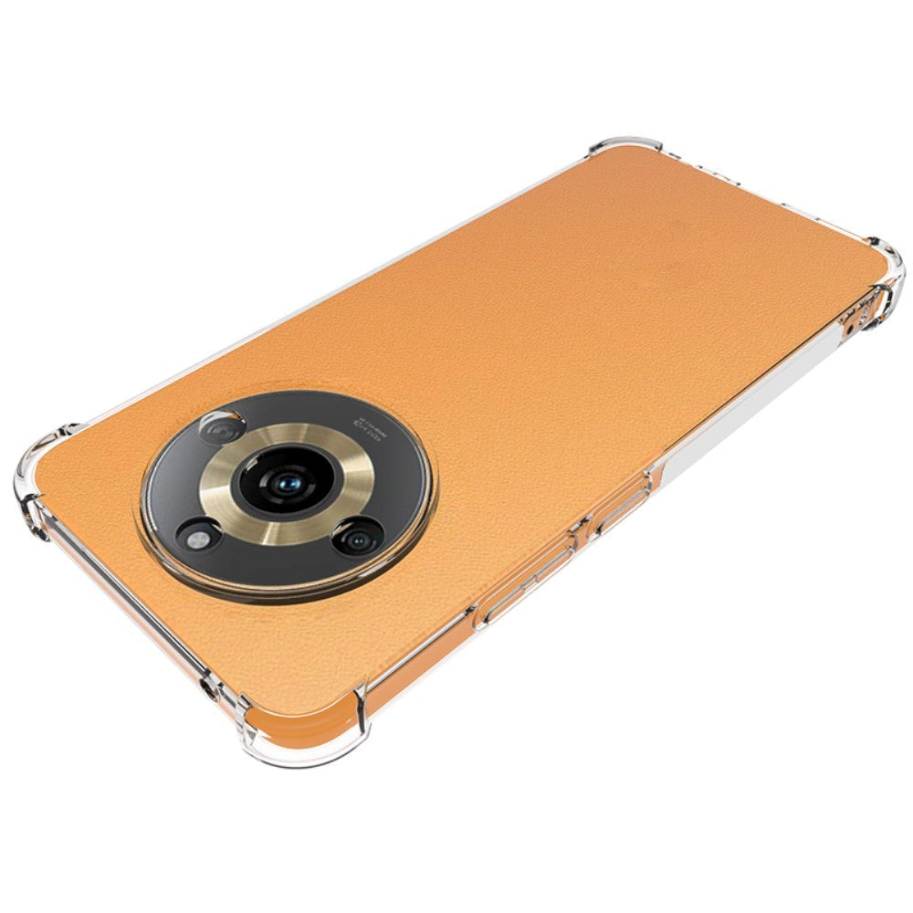 Realme 11 5G Drop-Proof Fleksibelt Plastik Bagside Cover - Gennemsigtig
