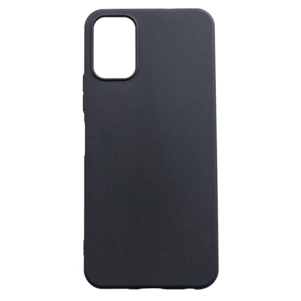 Nokia C32 Mat Fleksibelt Plastik Bagside Cover - Sort
