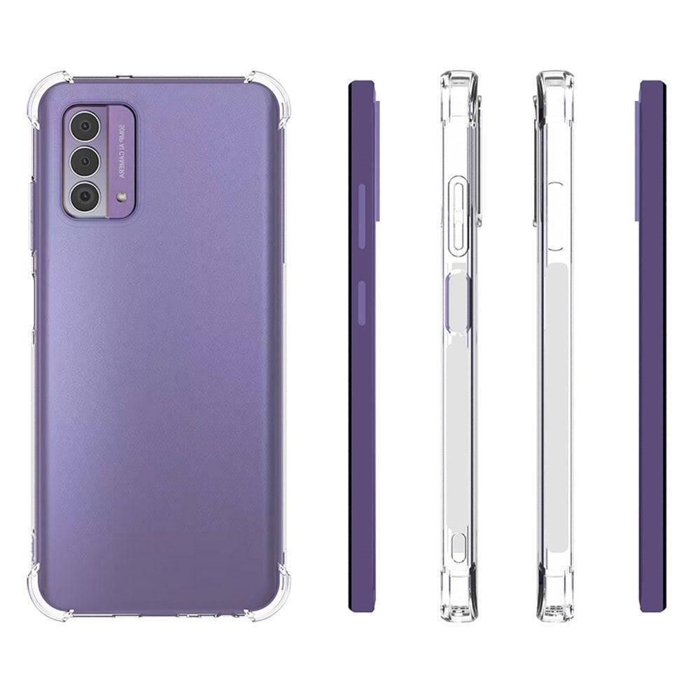 Nokia G42 Shock-Proof Fleksibel Plastik Bagside Cover - Gennemsigtig