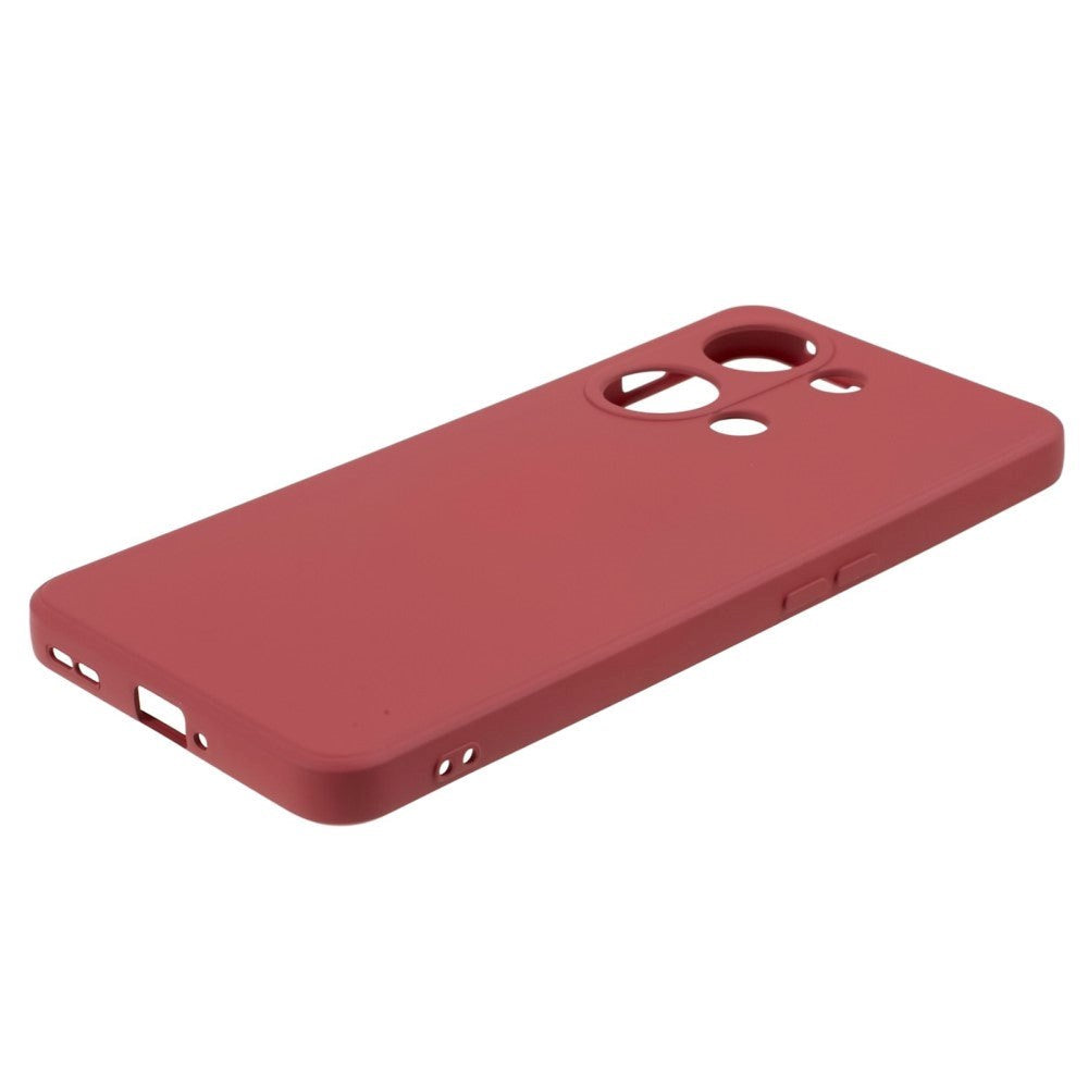 OnePlus Nord 3 5G Fleksibelt Plastik Bagside Cover - Rust Rød