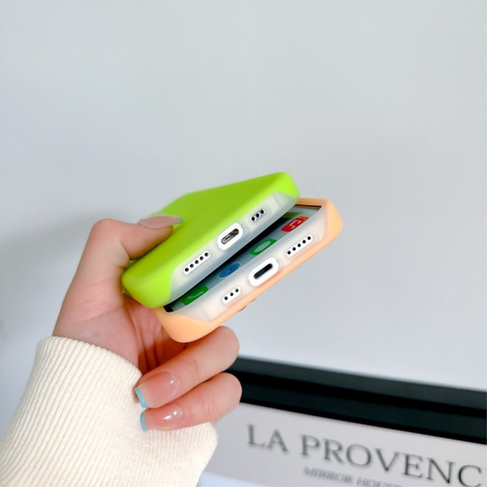 iPhone 15 Pro Max Jelly Silikone Bagside Cover - Grå