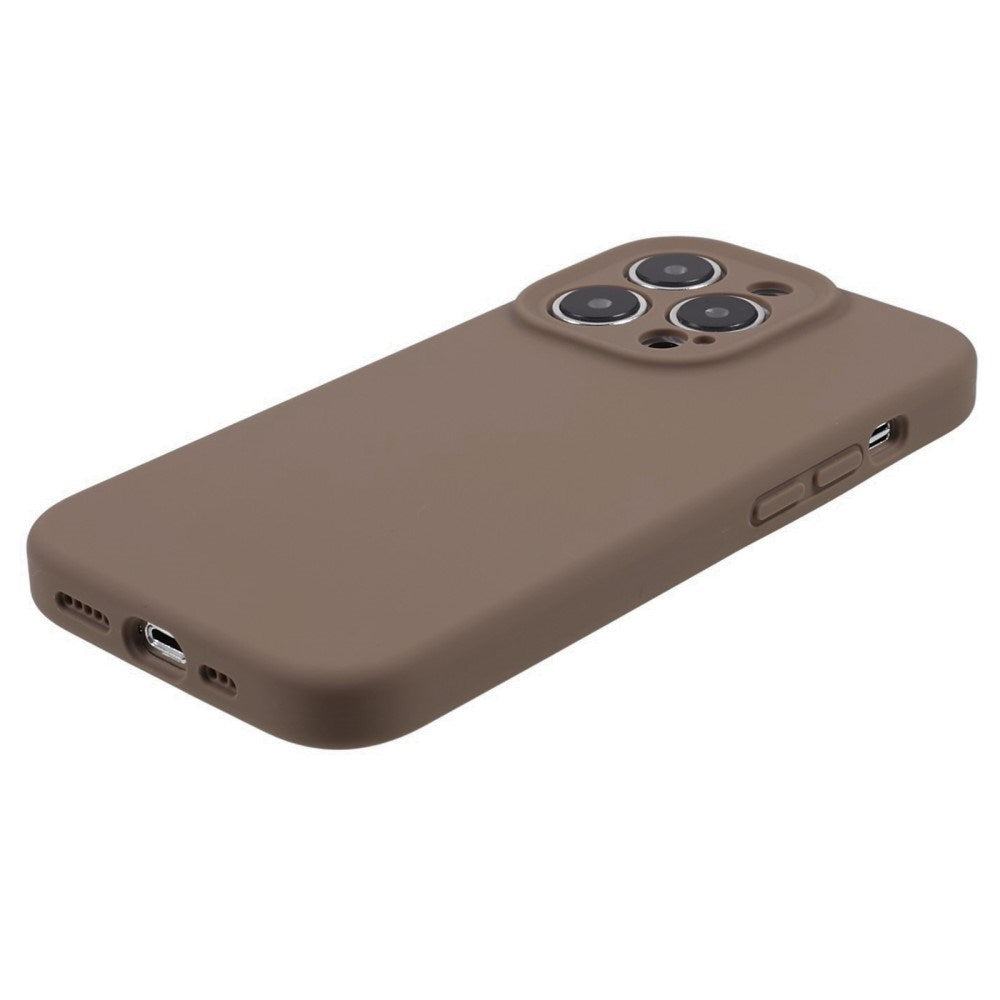 EIDERWOOD iPhone 13 Pro Hybrid Silikone Bagside Cover - Brun