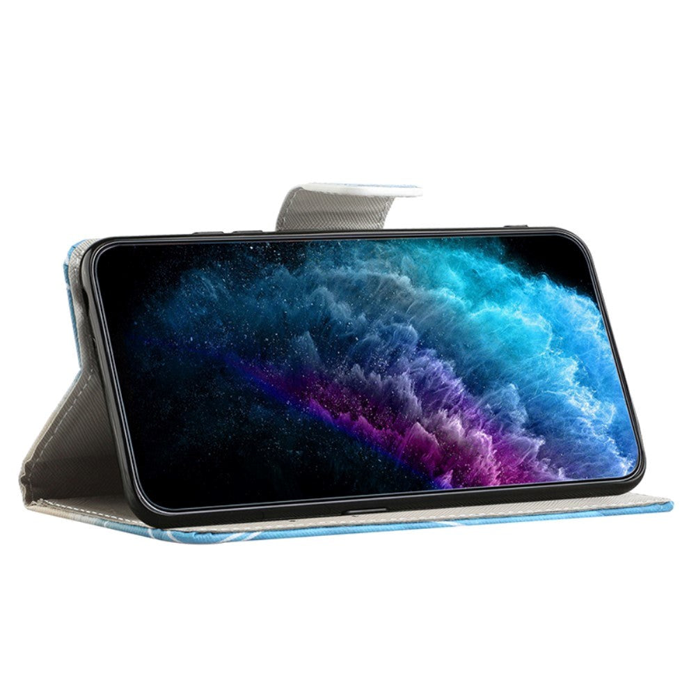 Honor 90 Lite Læder Flip Cover m. Pung & Ståfunktion - Camouflage