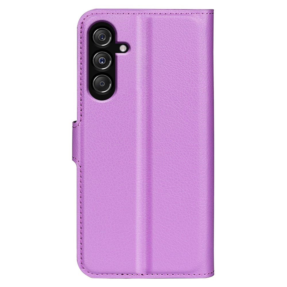 Samsung Galaxy M34 (5G) / F34 (5G) Litchi Læder Flip Cover m. Pung - Lilla