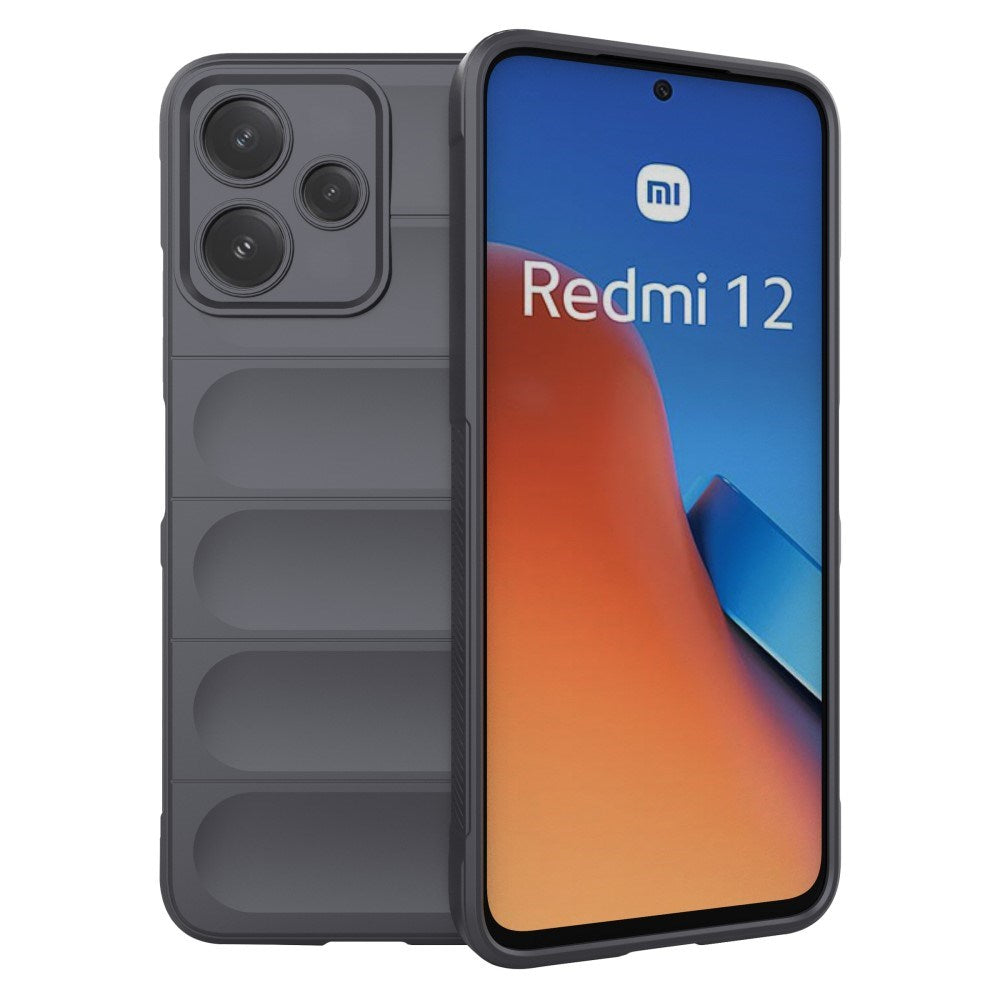 EIDERWOOD Xiaomi Redmi 12 (5G) / Poco M6 Pro (5G) Fleksibelt Plastik Bagside Cover - Grå