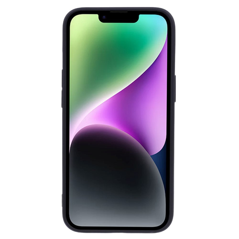 iPhone 13 Silikone Bagside Cover m. Kamerabeskytter - MagSafe Kompatibel - Sort