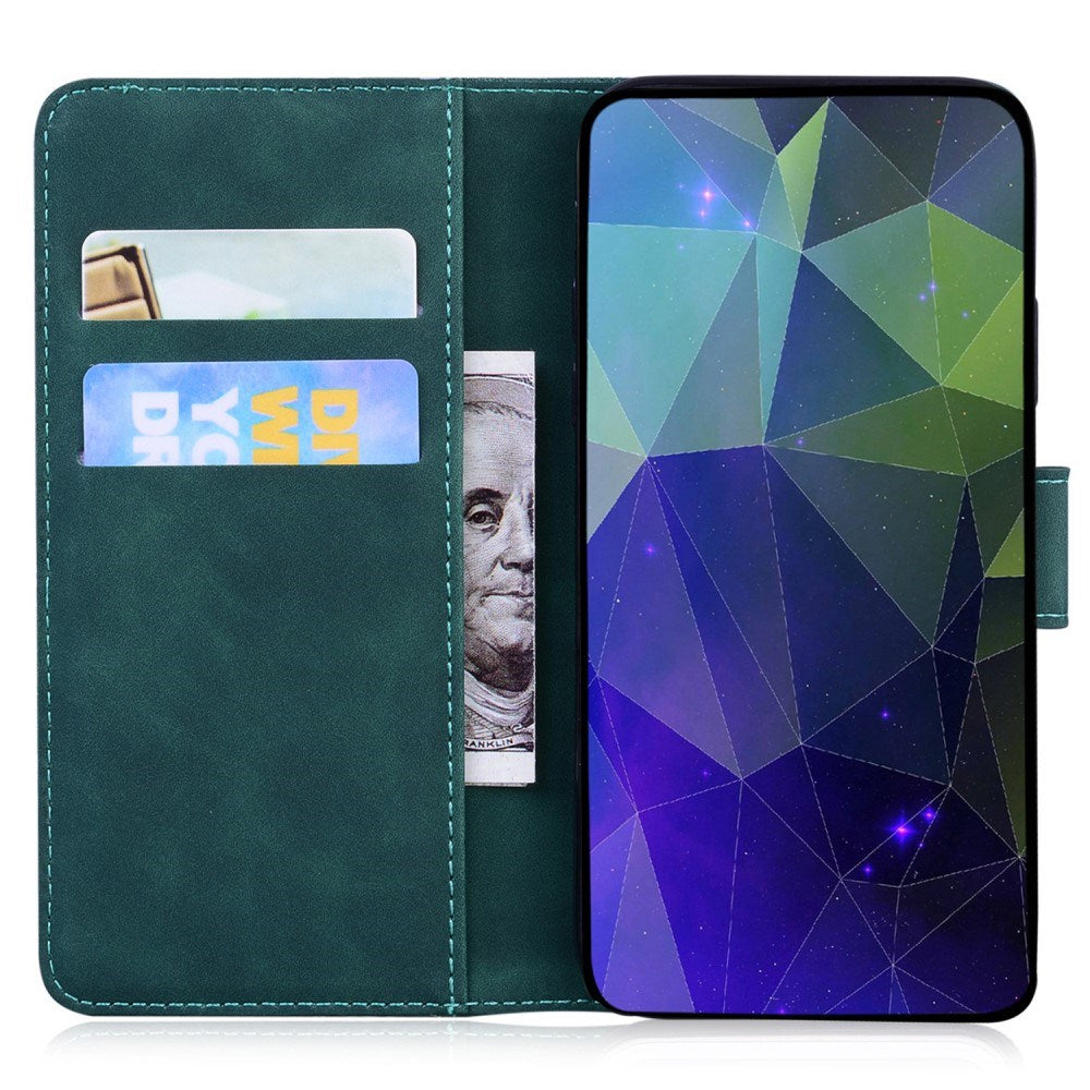 EIDERWOOD Realme 11 Pro+ 5G / 11 Pro 5G Blødt Kunstlæder Flip Cover m. Pung - Grøn