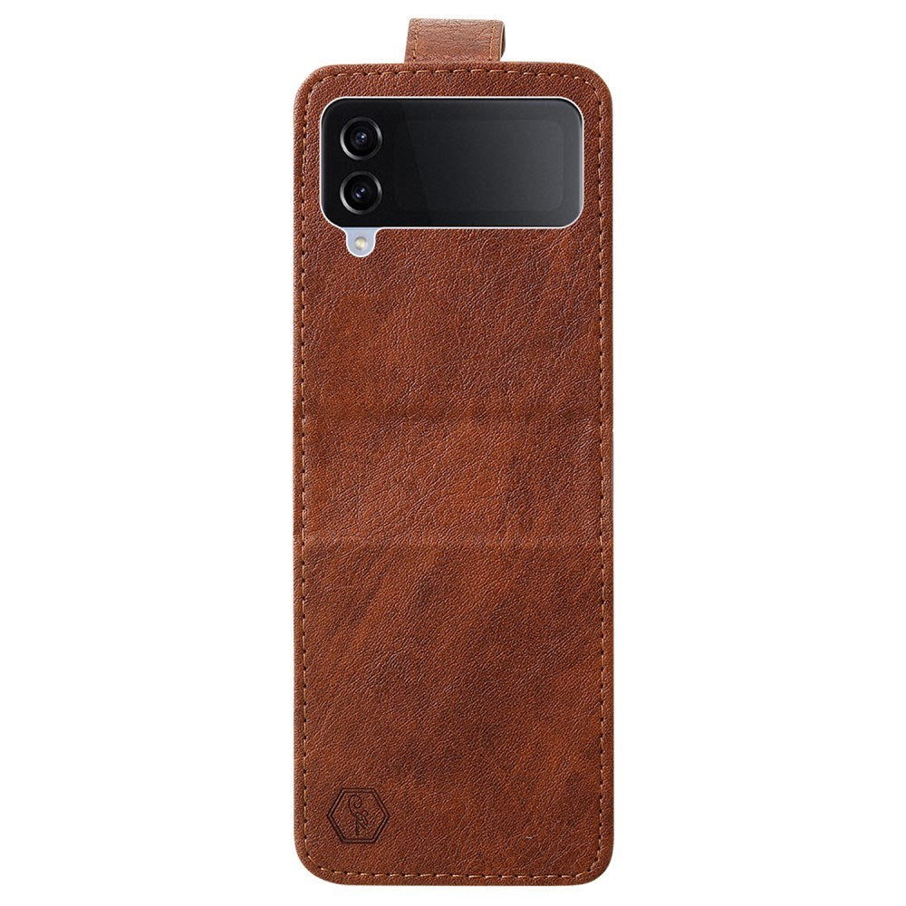 EIDERWOOD Samsung Galaxy Z Flip4 (5G) Kunstlæder Mobil Cover - Brun