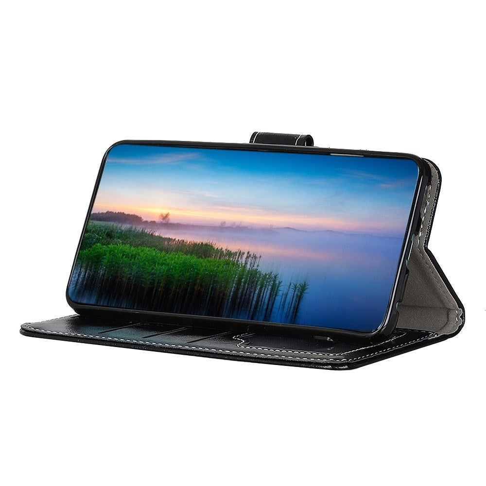 Samsung Galaxy S24+ (Plus) - EIDERWOOD Kunstlæder Flip Cover - Sort