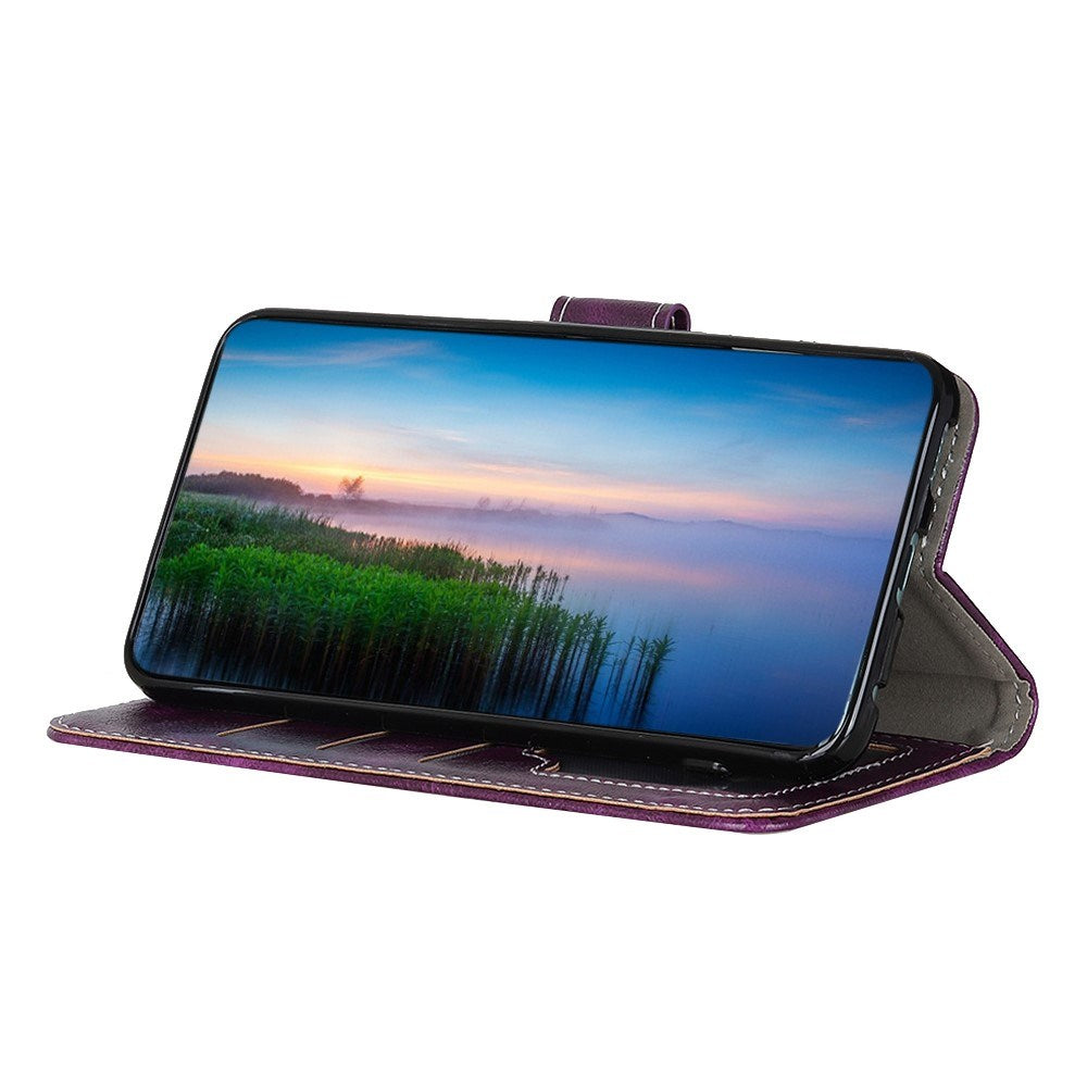 Samsung Galaxy S24+ (Plus) - EIDERWOOD Kunstlæder Flip Cover - Lilla