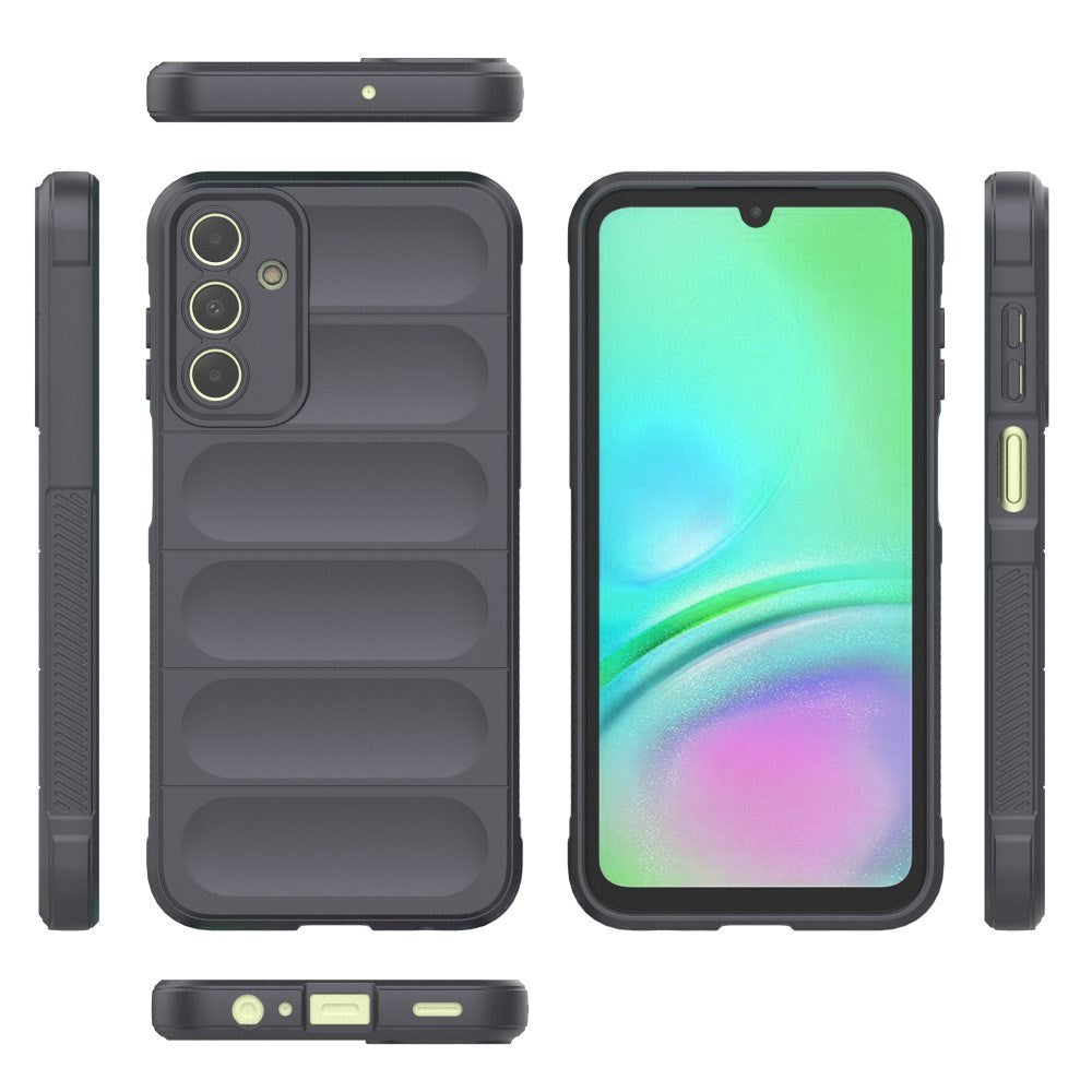 Samsung Galaxy A15 (5G) / A15 Fleksibelt Plastik Bagside Cover - Grå