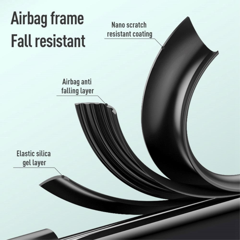 Xiaomi 14 Pro Læderbelagt Plastik Bagside Cover m. Indbygget Kamerabeskytter - Sort