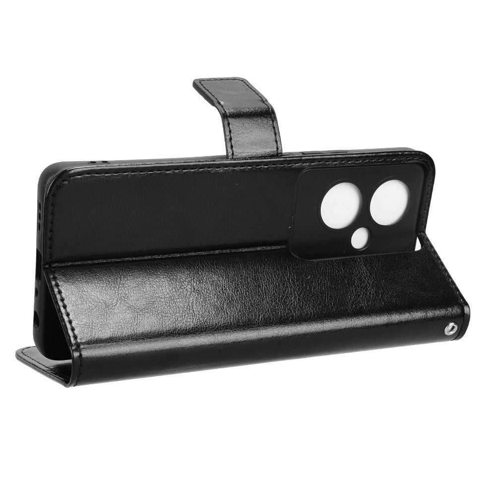EIDERWOOD OnePlus Nord N30 SE (5G) / OPPO A79 (5G) Læder Flip Cover m. Pung & Ståfunktion - Sort