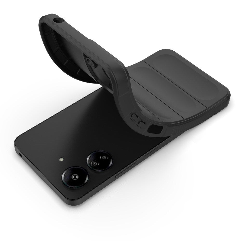 EIDERWOOD Xiaomi Poco C65 / Redmi 13C (4G) Fleksibelt Plastik Bagside Cover - Sort