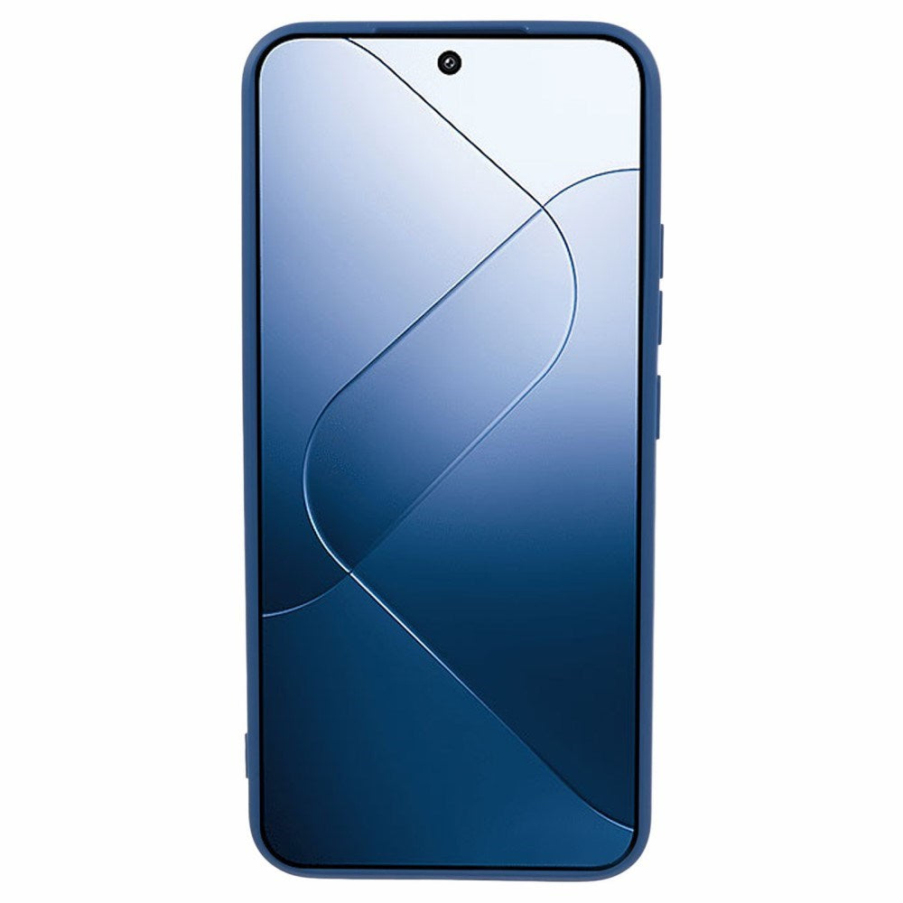 EIDERWOOD Xiaomi 14 Fleksibelt TPU Plastik Bagside Cover - Blå
