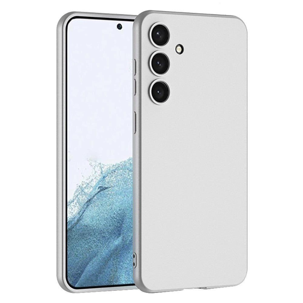 Samsung Galaxy S24+ (Plus) TPU Plastik Bagside Cover - Sølv