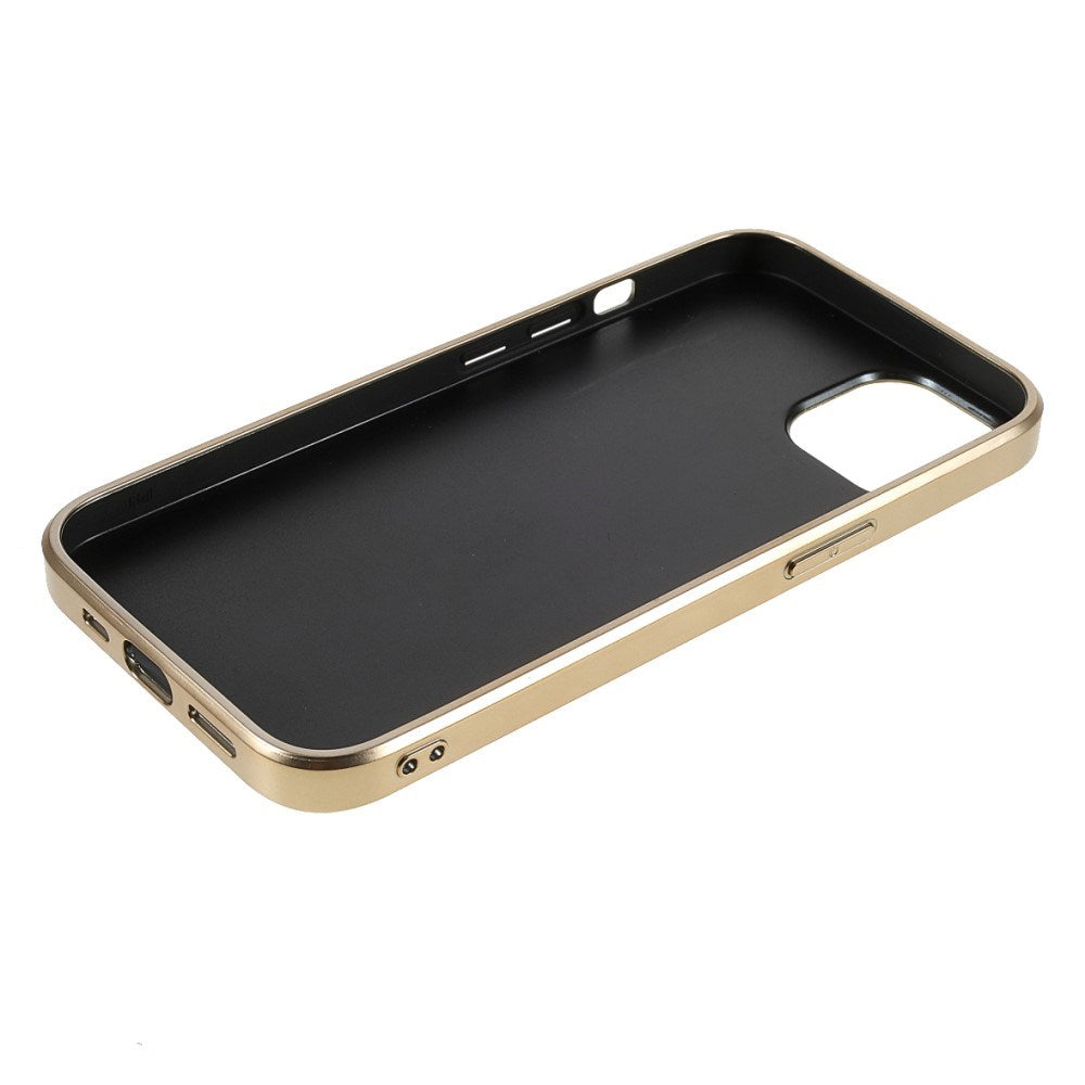 EIDERWOOD iPhone 14 Glitter Hybrid Bagside Cover - Guld