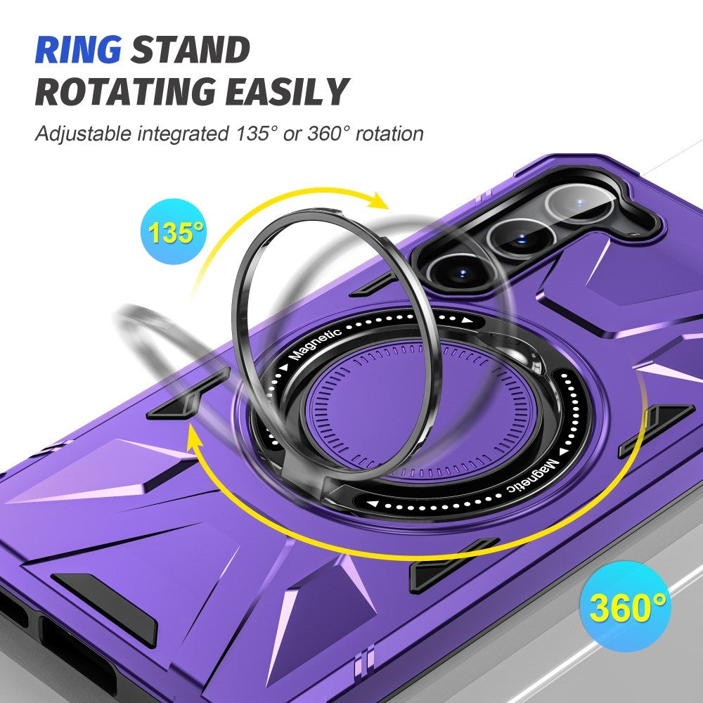 EIDERWOOD Samsung Galaxy S25+ / S24+ (Plus) Håndværkercover med Kickstand og Magsafe Understøttelse - Lilla