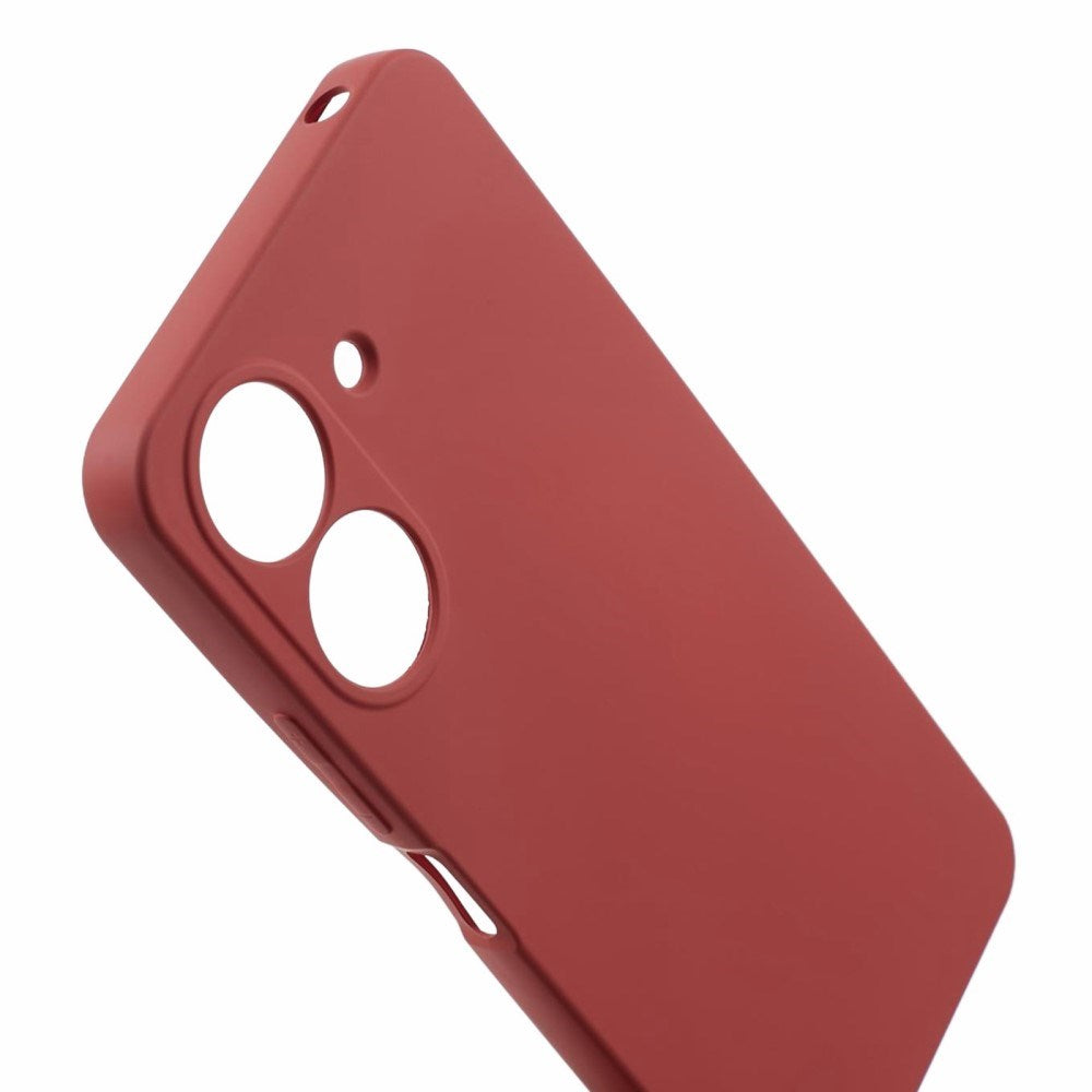 EIDERWOOD Xiaomi Poco C65 / Redmi 13C Fleksibelt Plastik Bagside Cover - Rustrød