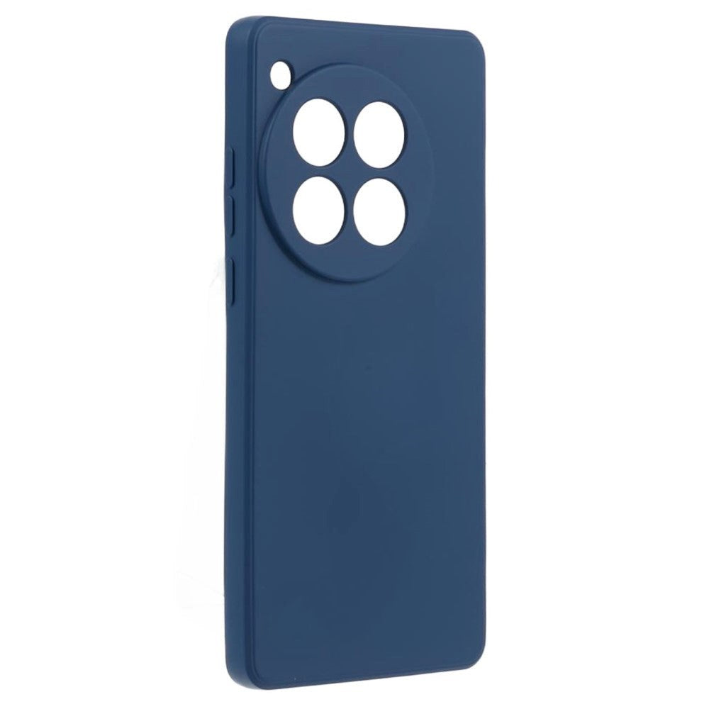 OnePlus 12 Fleksibelt Plastik Bagside Cover - Blå