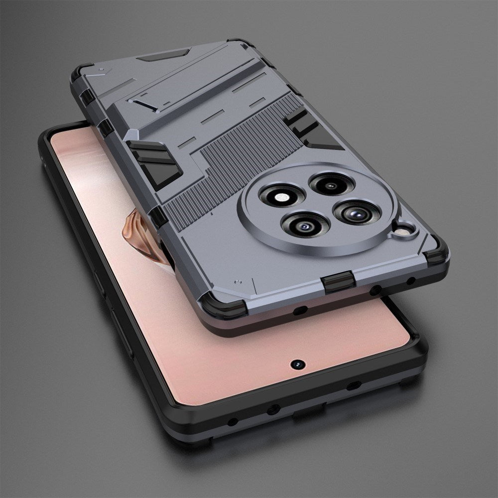 EIDERWOOD OnePlus 12R Hybrid Håndværker Bagside Cover m. Kickstand - Grå