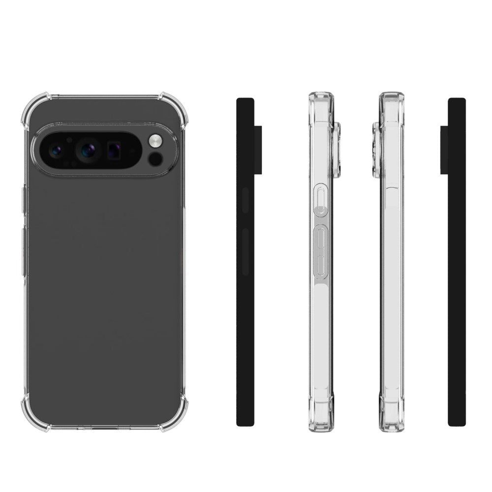 EIDERWOOD Google Pixel 9 Pro XL Fleksibel Plastik Bagside Cover - Gennemsigtig