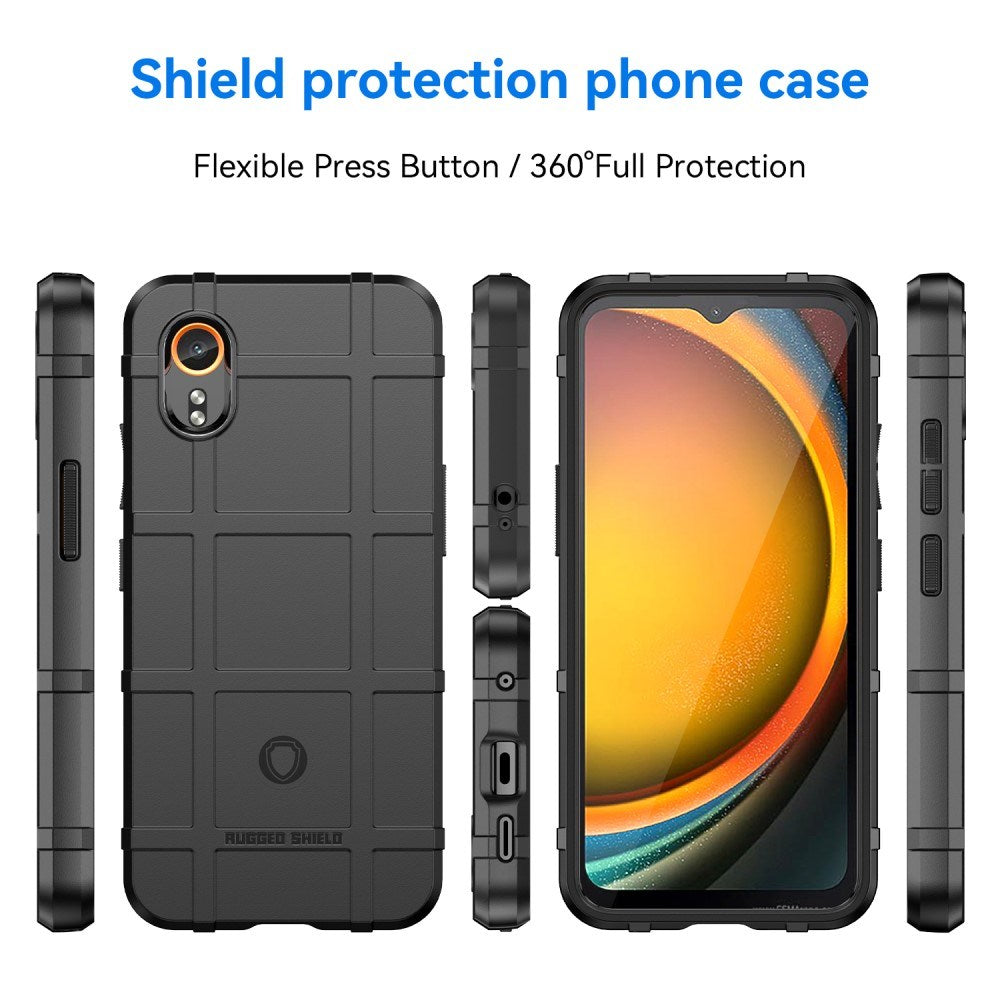 EIDERWOOD Samsung Galaxy Xcover 7 Rugged Shield Series Håndværker Bagside Cover - Sort