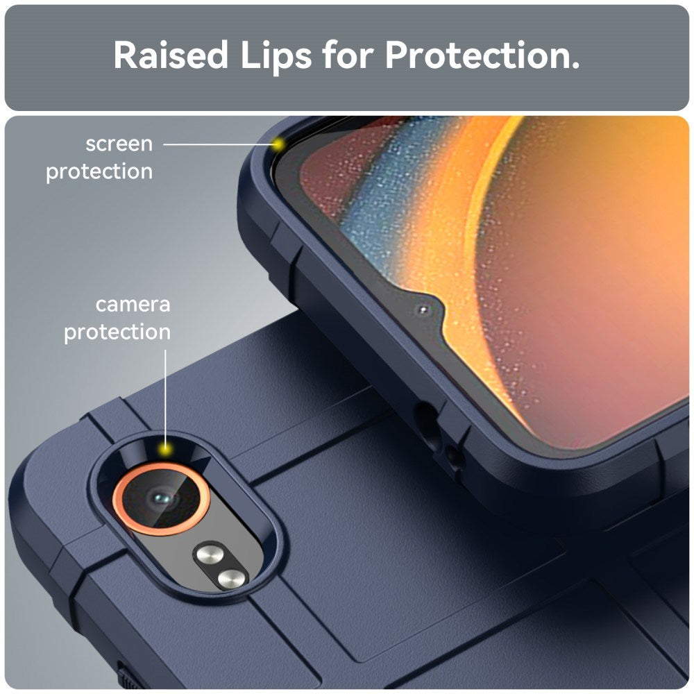EIDERWOOD Samsung Galaxy Xcover 7 Rugged Shield Series Håndværker Bagside Cover - Blå