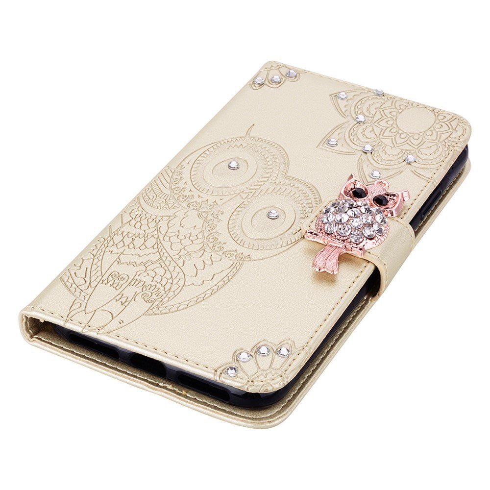 EIDERWOOD Xiaomi Redmi Note 13 Pro 5G / Poco X6 Læder Flip Cover m. Pung - Ugle & Rhinsten - Guld
