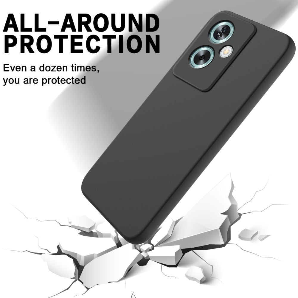 EIDERWOOD OnePlus Nord N30 SE (5G) Liquid Silikone Bagside Cover m. Strop - Sort