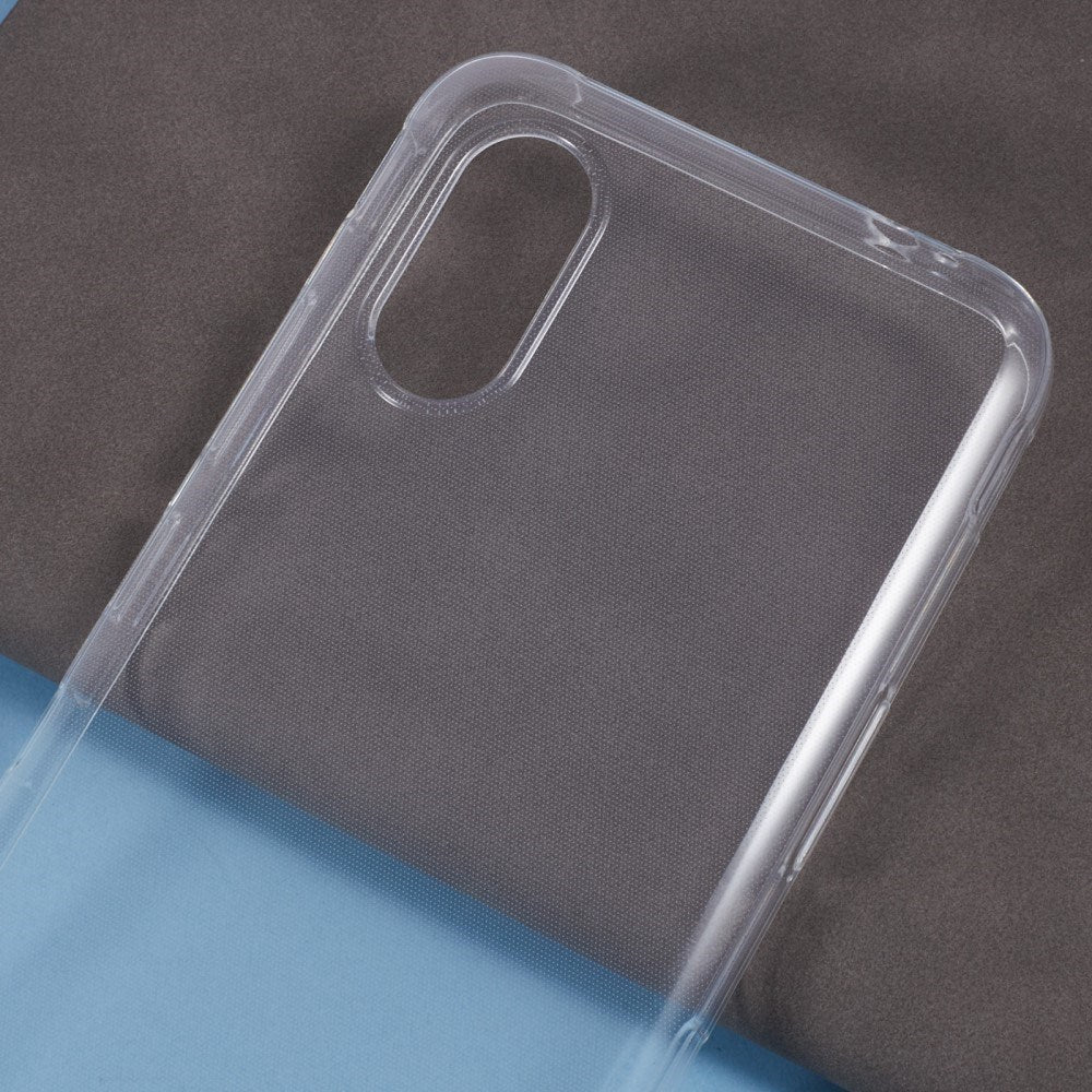 Samsung Galaxy Xcover 7 - EIDERWOOD Fleksibelt Plastik Bagside Cover - Gennemsigtig