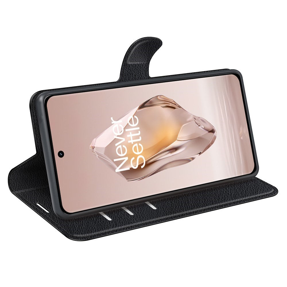 OnePlus 12R - EIDERWOOD Kunstlæder Flip Cover m. Kortholder & Ståfunktion - Brun