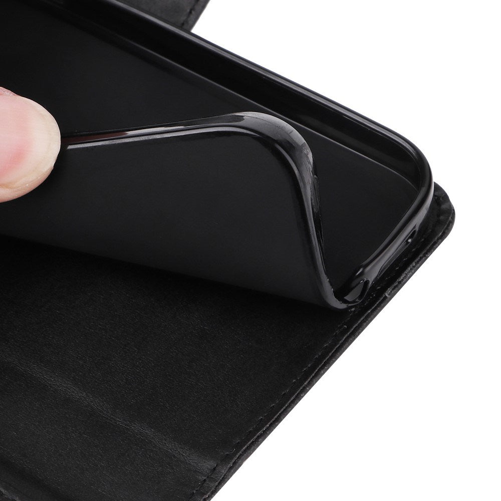 EIDERWOOD Google Pixel 10 / 10 Pro / 9 / 9 Pro Kunstlæder Flip Cover m. Kortholder & Strop - Sort