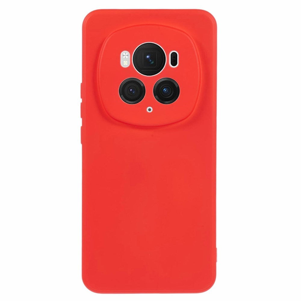 EIDERWOOD Honor Magic6 Pro 5G Plast Case – Beskyttende Cover med Fiberforing og Præcis Kameraudskæring - Rød