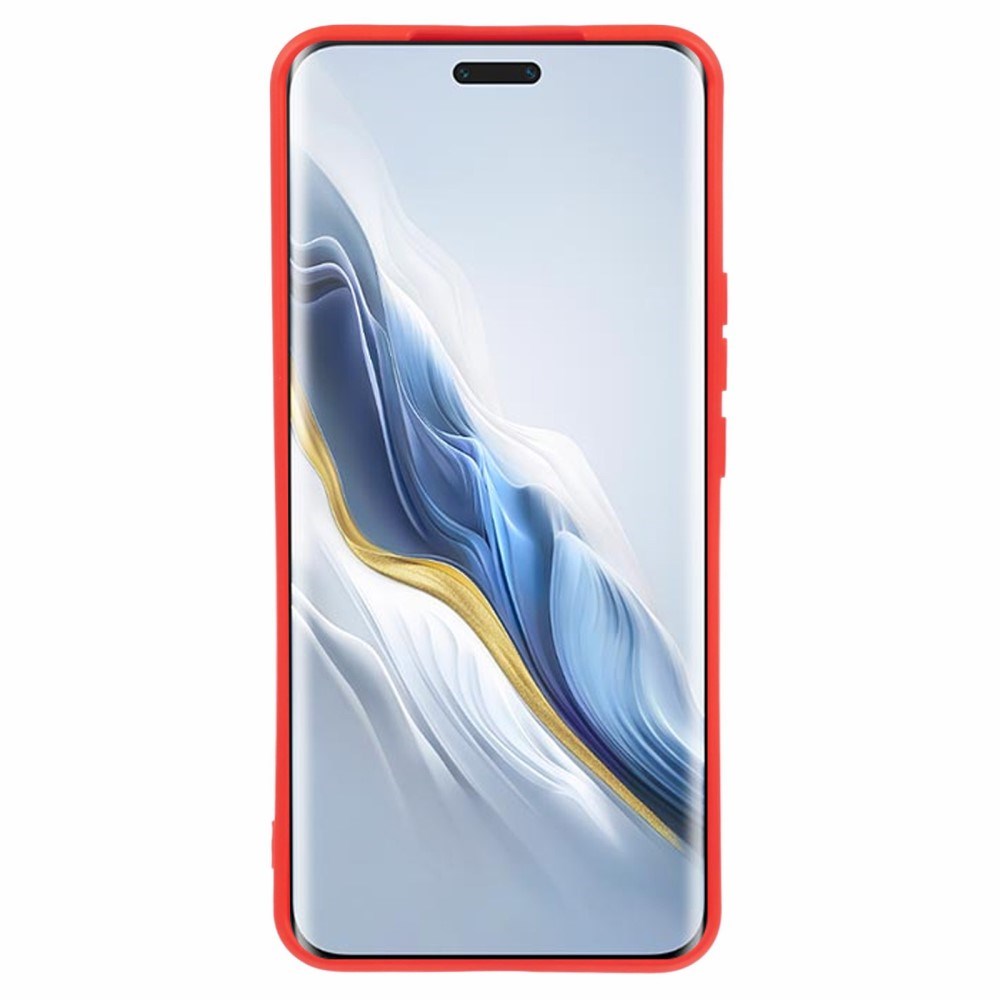 EIDERWOOD Honor Magic6 Pro 5G Plast Case – Beskyttende Cover med Fiberforing og Præcis Kameraudskæring - Rød