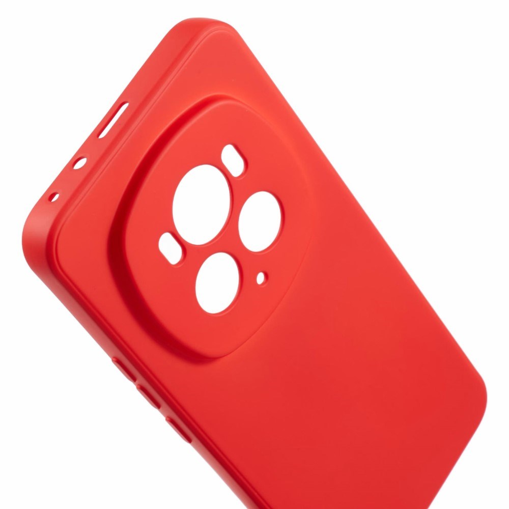 EIDERWOOD Honor Magic6 Pro 5G Plast Case – Beskyttende Cover med Fiberforing og Præcis Kameraudskæring - Rød