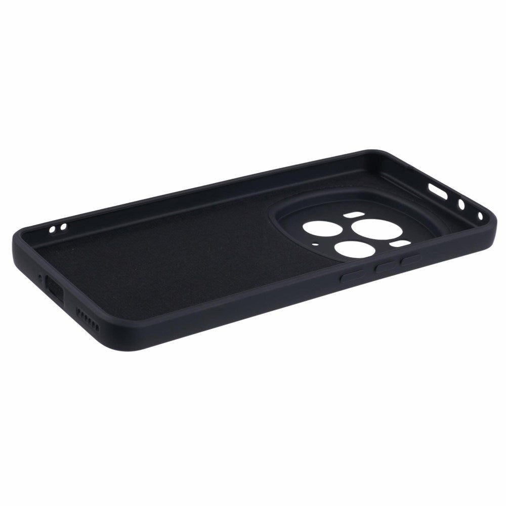 EIDERWOOD Honor Magic6 Pro 5G Plast Case – Beskyttende Cover med Fiberforing og Præcis Kameraudskæring - Sort