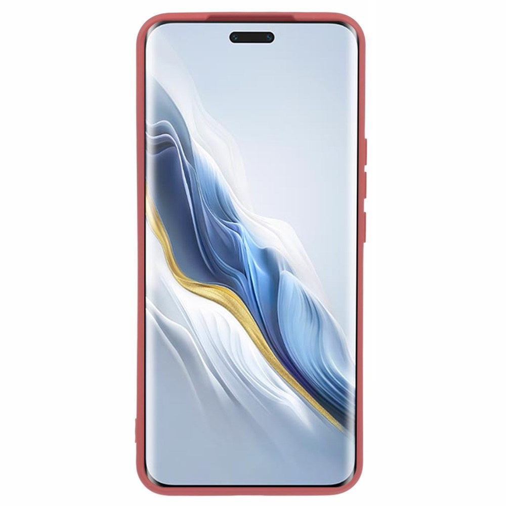 EIDERWOOD Honor Magic6 Pro 5G Plast Case – Beskyttende Cover med Fiberforing og Præcis Kameraudskæring - Mørkerød