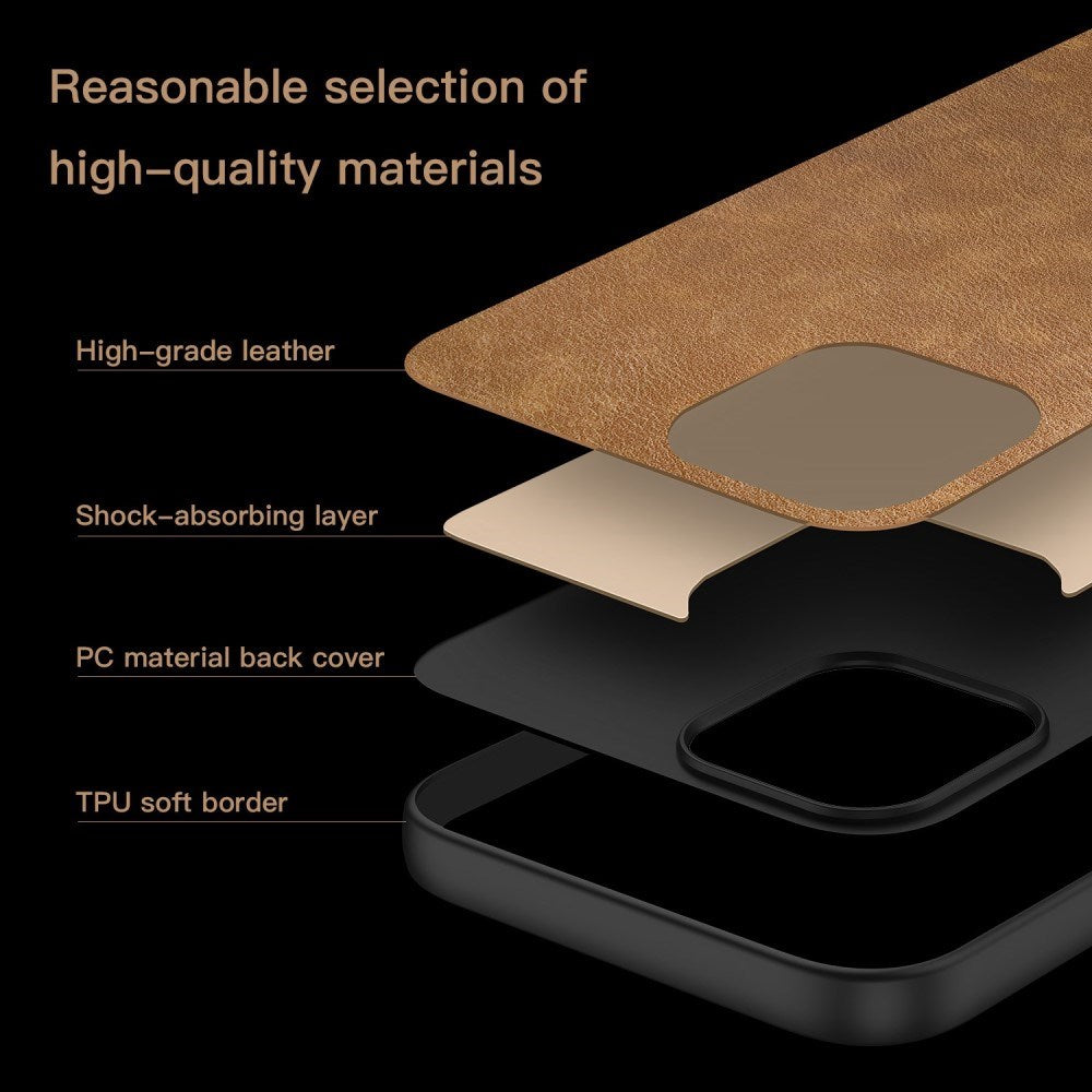 EIDERWOOD OnePlus Nord N30 SE (5G) Læderbelagt Plastik Bagside Cover - Brun