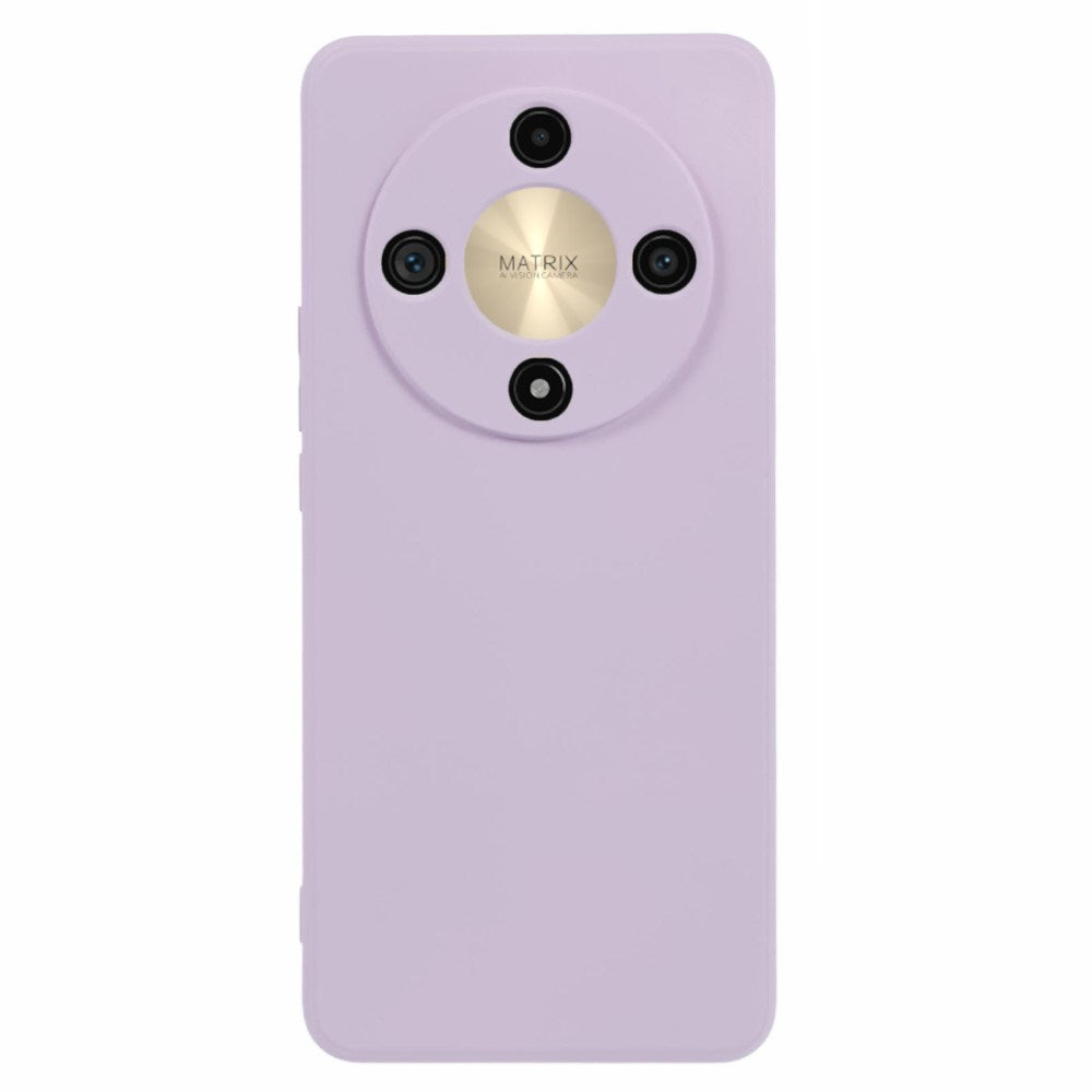 EIDERWOOD Honor Magic6 Lite 5G Plast Case – Beskyttende Cover med Fiberforing og Præcis Kameraudskæring - Lilla