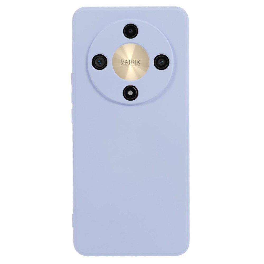 EIDERWOOD Honor Magic6 Lite 5G Plast Case – Beskyttende Cover med Fiberforing og Præcis Kameraudskæring - Lyseblå
