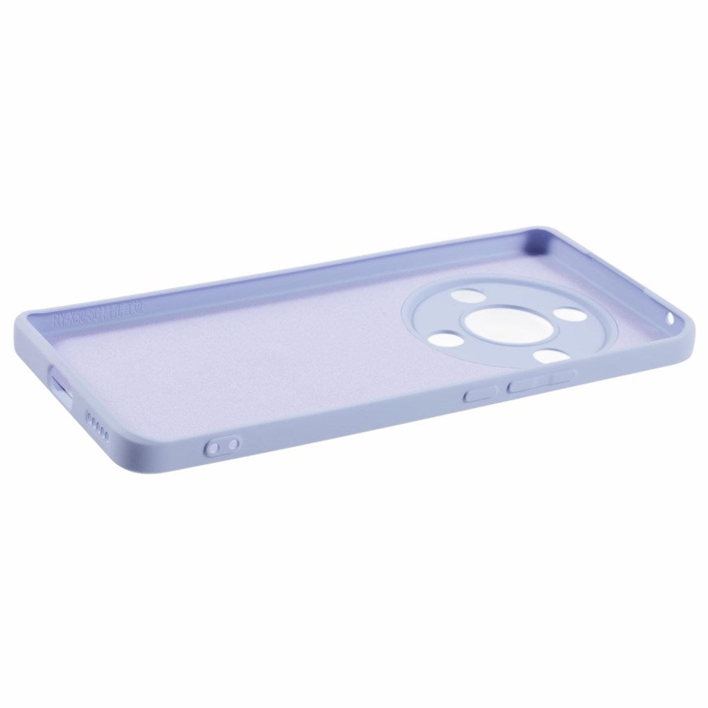 EIDERWOOD Honor Magic6 Lite 5G Plast Case – Beskyttende Cover med Fiberforing og Præcis Kameraudskæring - Lyseblå