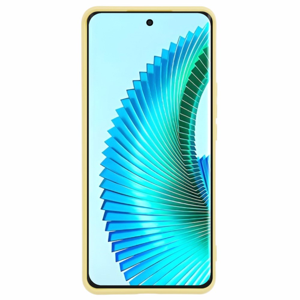 EIDERWOOD Honor Magic6 Lite 5G Plast Case – Beskyttende Cover med Fiberforing og Præcis Kameraudskæring - Gul